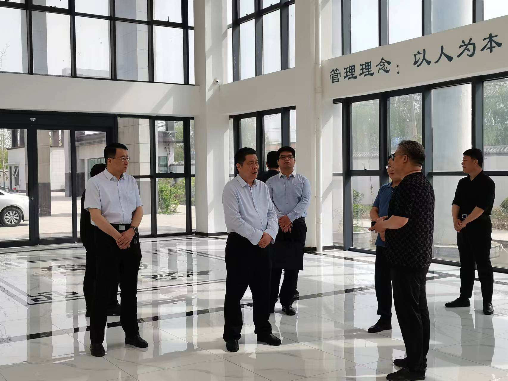 市高端人才返鄉創(chuàng  )業(yè)工作調研組蒞臨公司調研